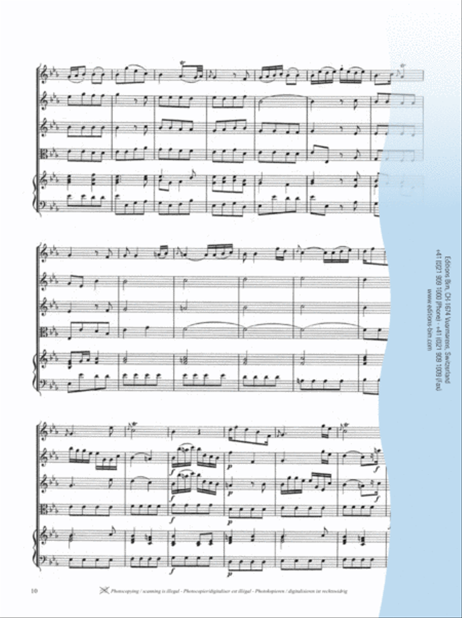 Concerto in Eb Major String Orchestra scores gallery preview page 5