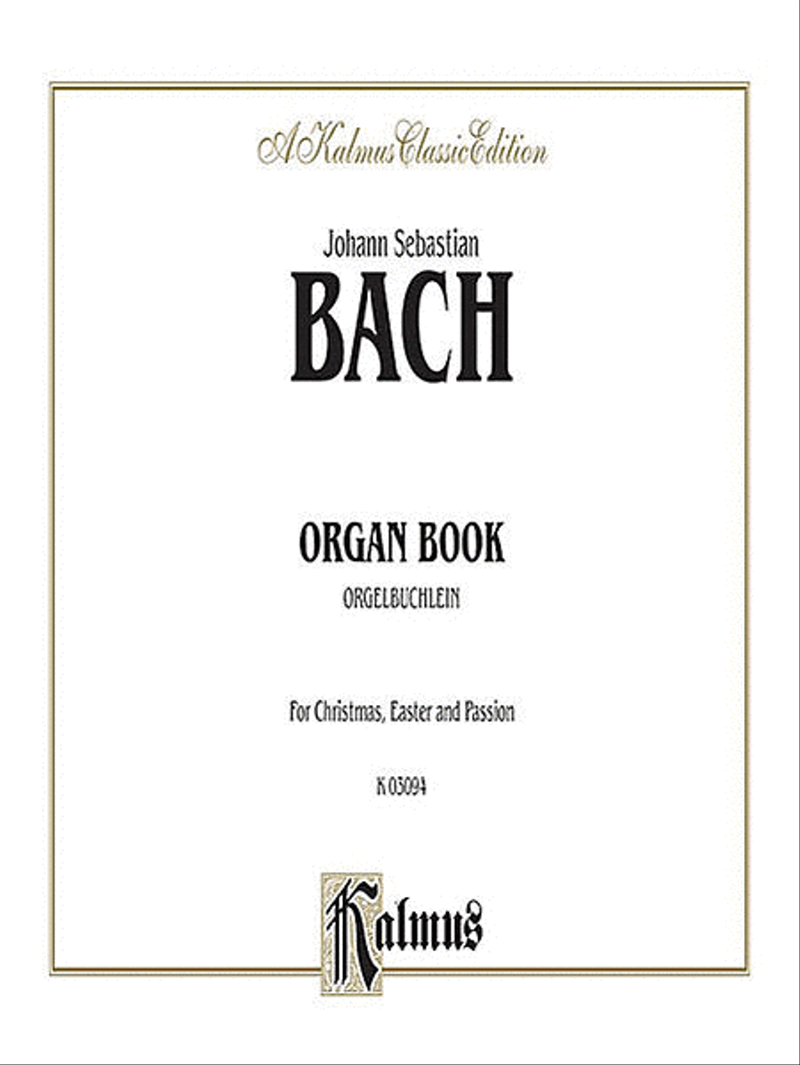 Organbook (Orgelbuchlein)