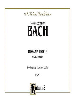 Book cover for Organbook (Orgelbuchlein)