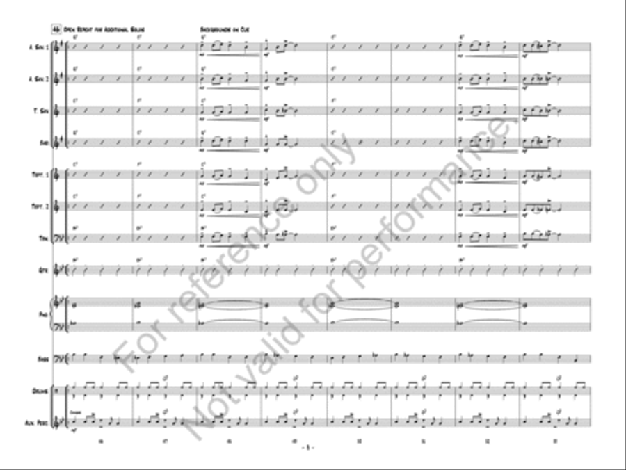 The North Pole Blues Jazz Ensemble scores gallery preview page 9