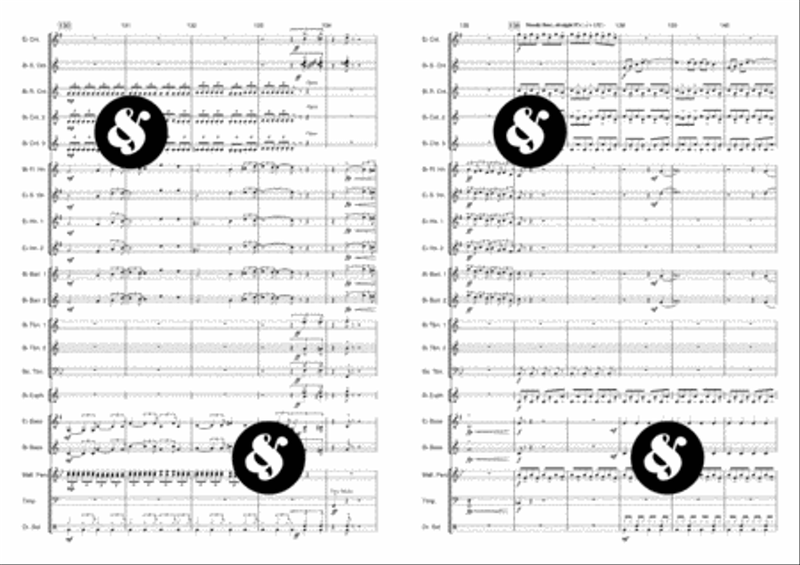Mamma Mia! Brass Band scores gallery preview page 14