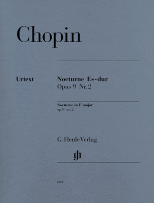 Book cover for Chopin - Nocturne Op 9 No 2 E Flat Urtext