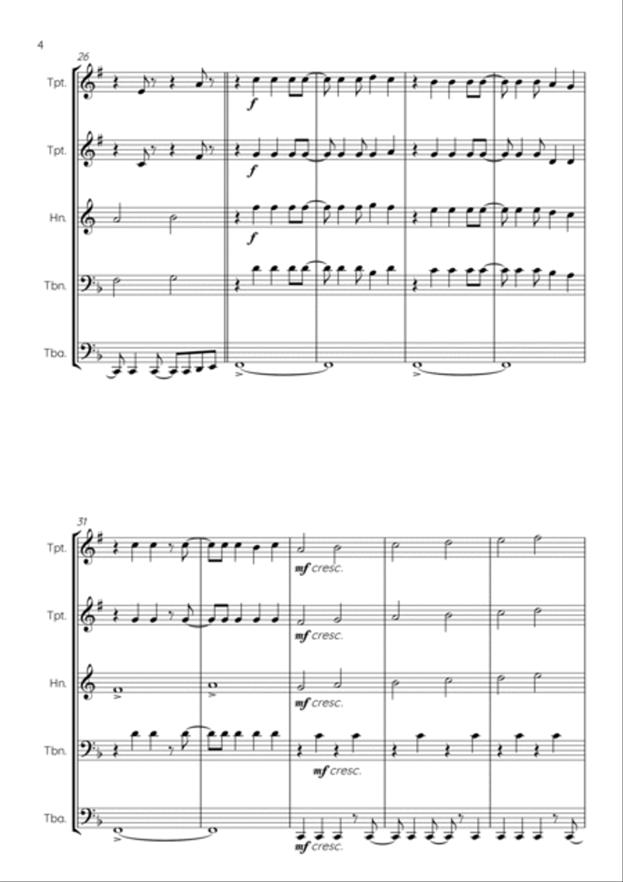 Reach Reach Brass Ensemble scores gallery preview page 4