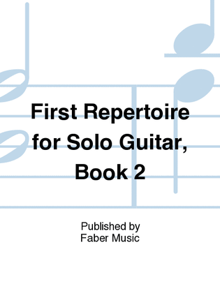 Book cover for First Repertoire for Solo Guitar, Book 2