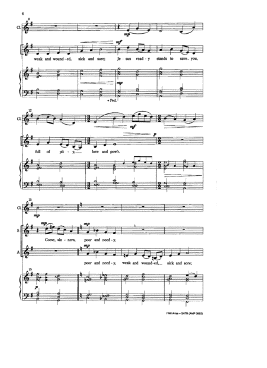 This Bitterly Beautiful Land Two Choruses 4-Part scores gallery preview page 3