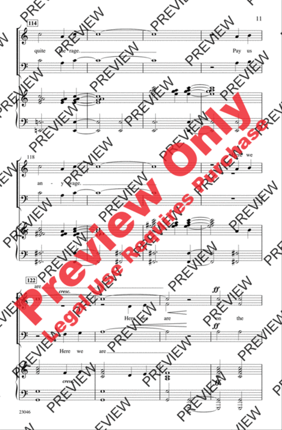 On the Stage On the Stage 3-Part scores gallery preview page 11