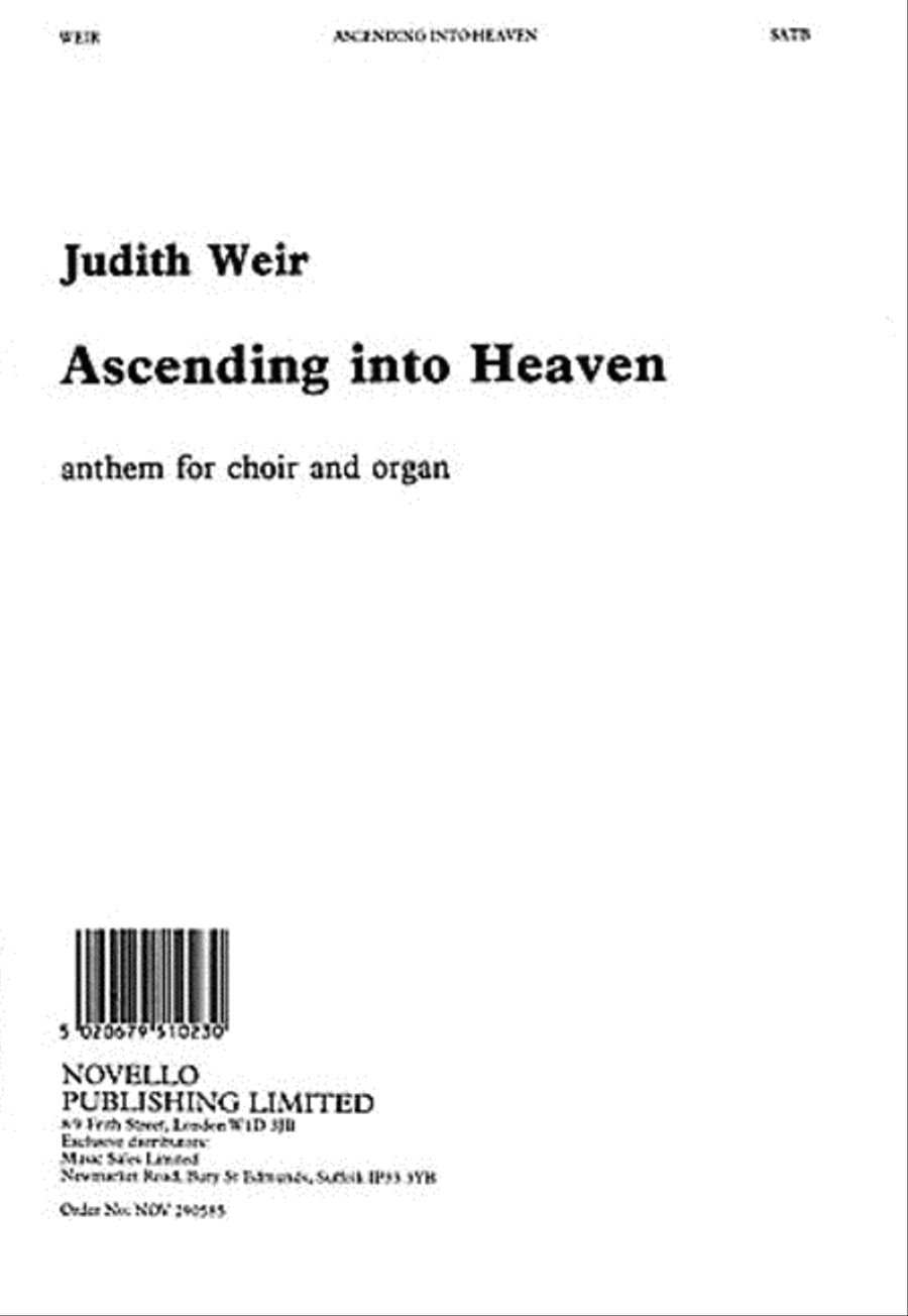 Ascending Into Heaven Ascending Into Heaven 4-Part scores gallery preview page 1