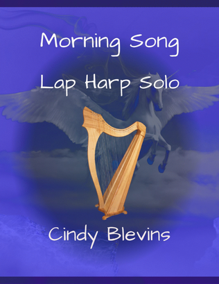 Book cover for Morning Song, original solo for Lap Harp