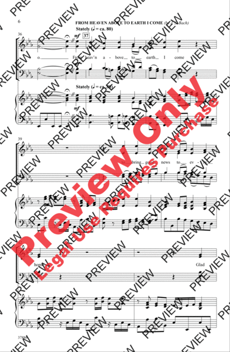 A Classic Christmas 4-Part scores gallery preview page 6