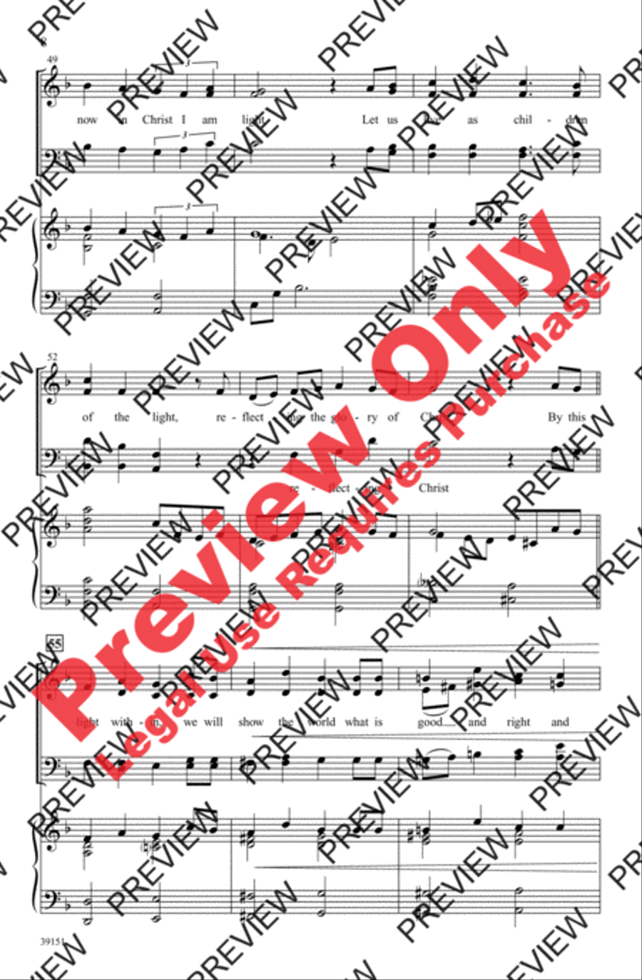 Psalms, Hymns, and Spiritual Songs 4-Part scores gallery preview page 8