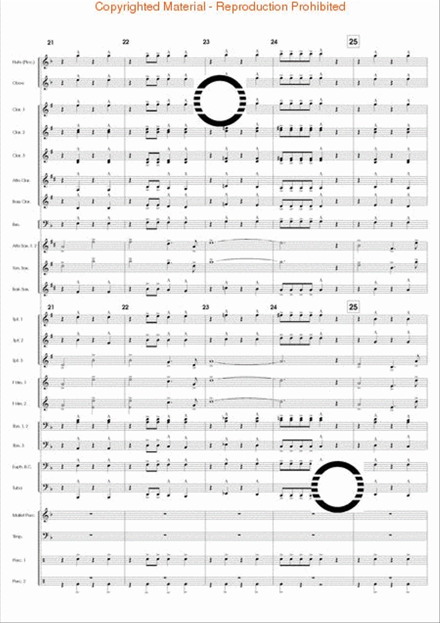 Black Granite III Black Granite III Concert Band scores gallery preview page 6