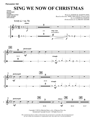 Sing We Now Of Christmas (from Morning Star) - Percussion 1 & 2