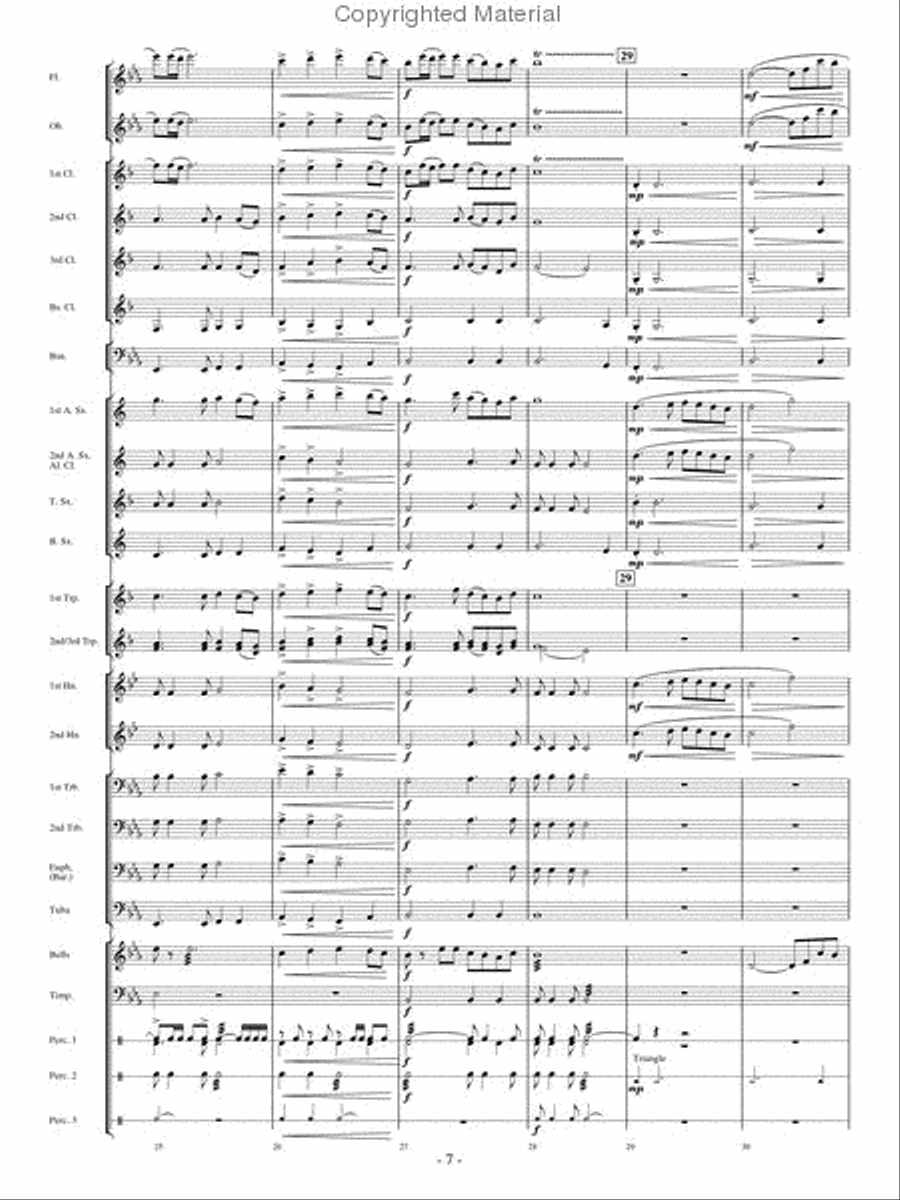 Spirit of the Pioneers Spirit of the Pioneers Concert Band scores gallery preview page 6