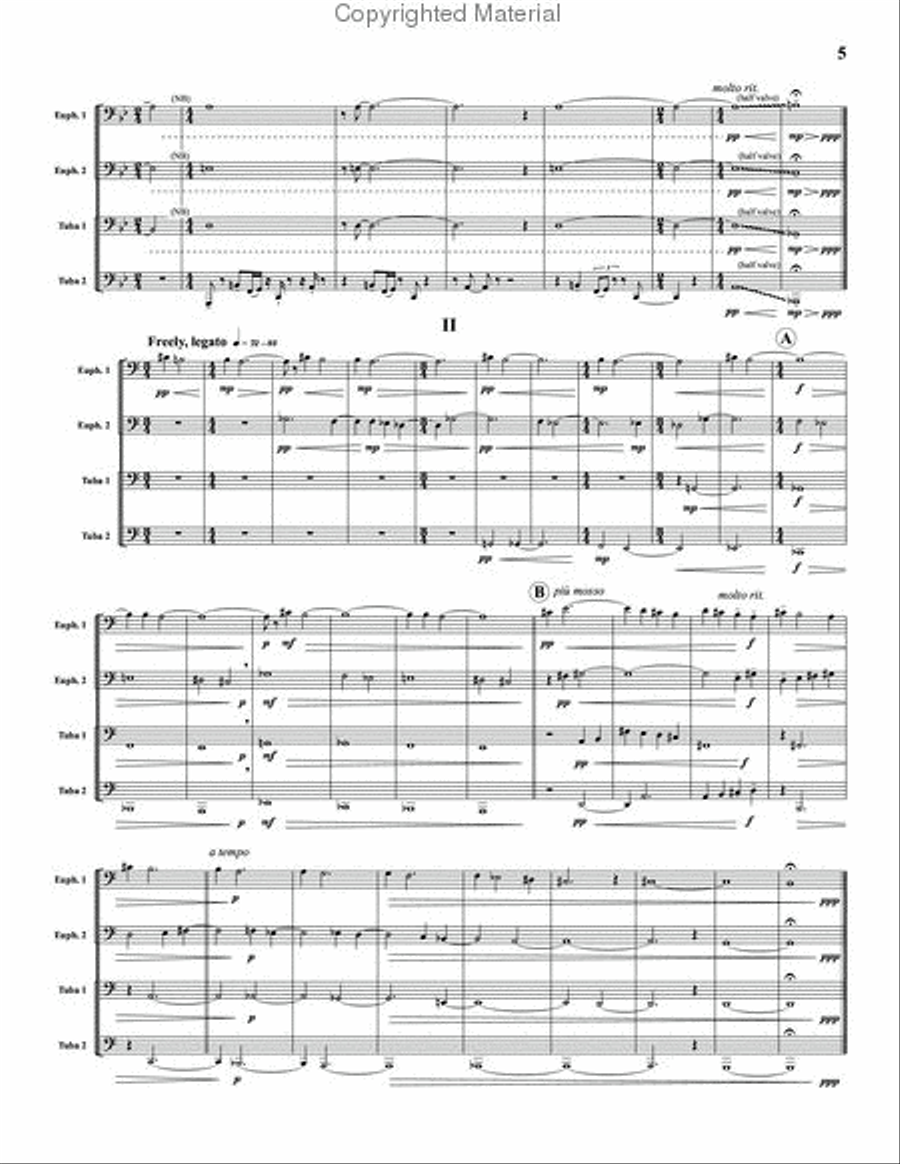 Tuba Quartet, Funk EETT scores gallery preview page 3