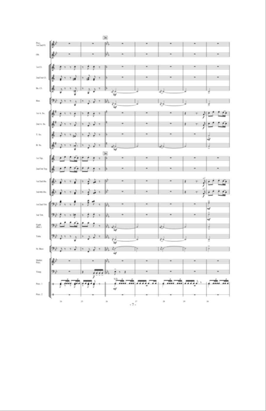 Celebration Folklorique Concert Band scores gallery preview page 6