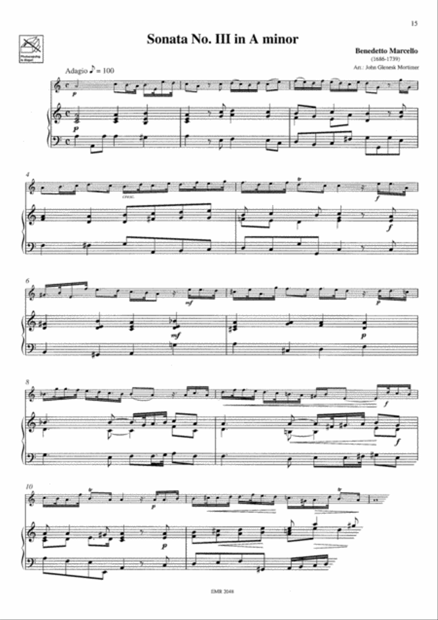 6 Sonatas Alto Saxophone scores gallery preview page 5