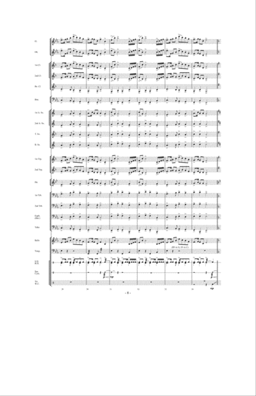 In a Japanese Garden In a Japanese Garden Concert Band scores gallery preview page 7