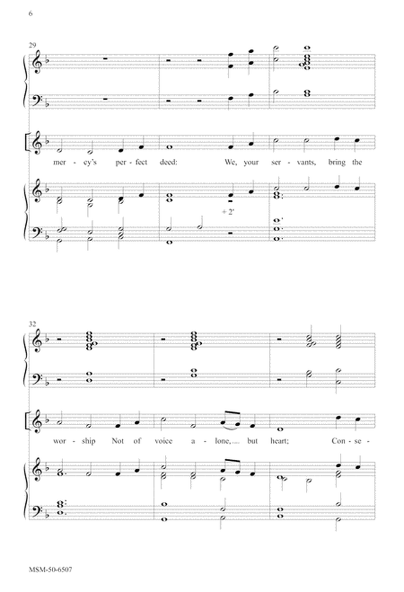 Lord, Whose Love in Humble Service (Downloadable Choral Score)