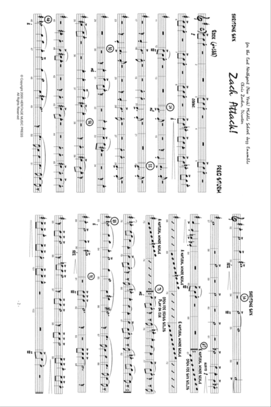 Zach Attack Jazz Ensemble scores gallery preview page 5
