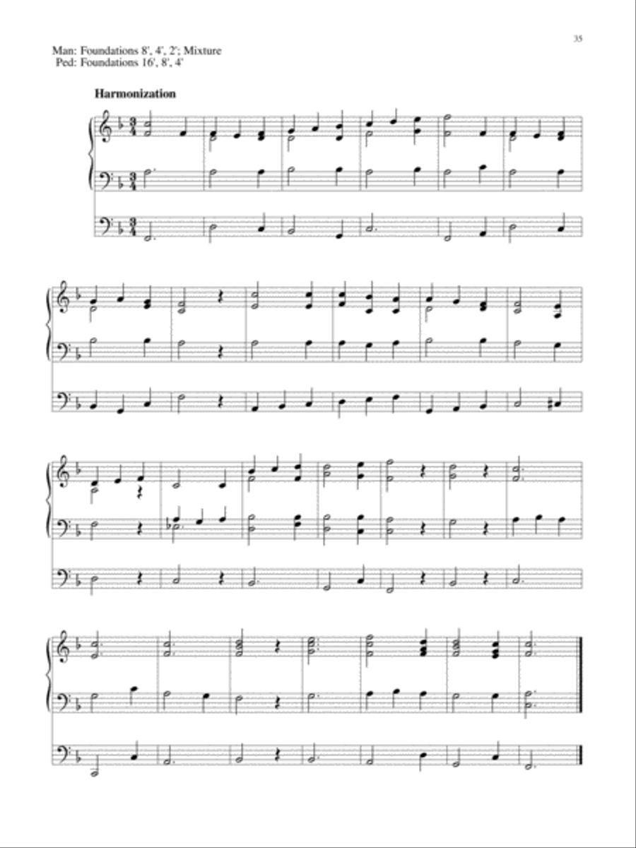 Wondrous Birth Seven Hymn Settings for Organ Organ Solo scores gallery preview page 36