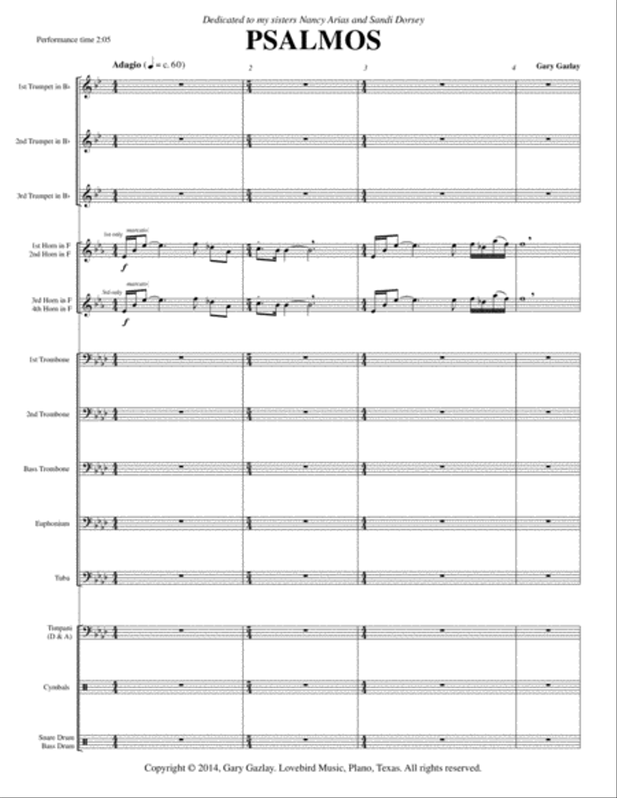 Psalmos Brass Ensemble scores gallery preview page 2