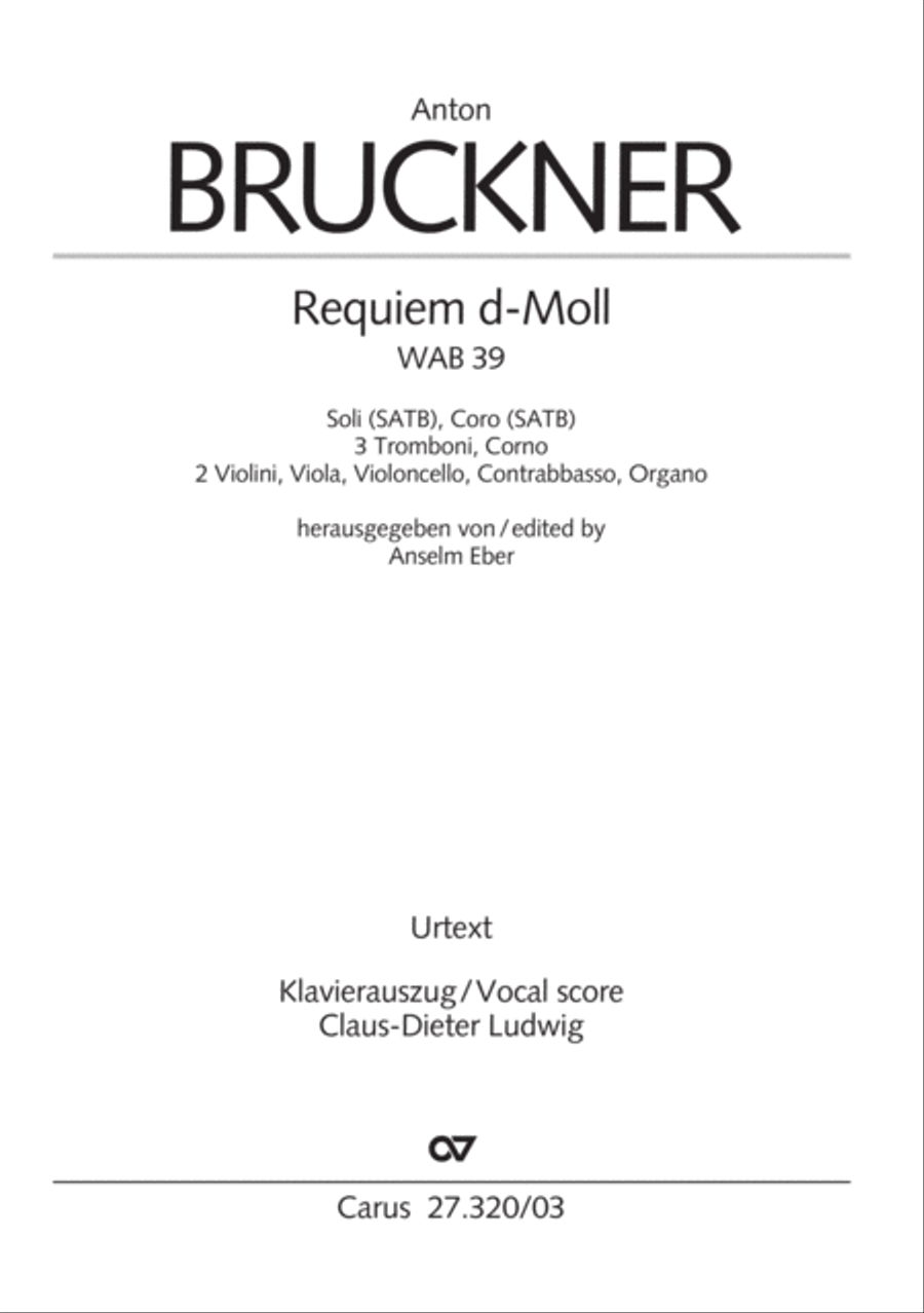 Requiem in D minor 4-Part scores gallery preview page 2