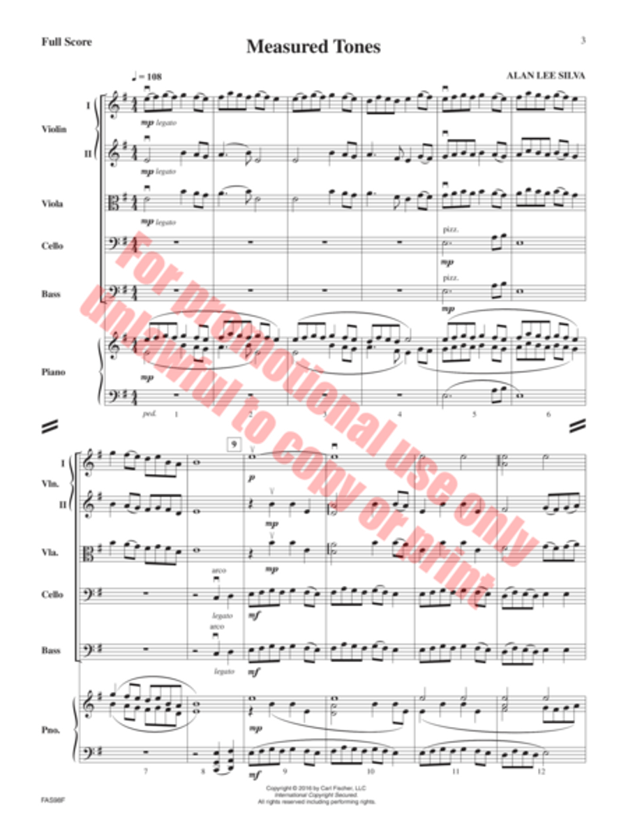 Measured Tones String Orchestra scores gallery preview page 4