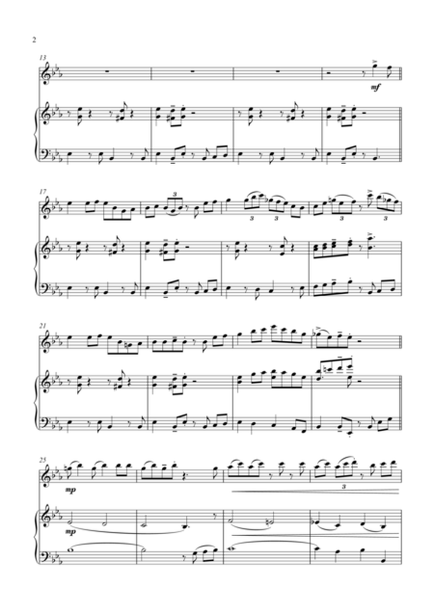 Turkey in the Straw - a Jazz Arrangement - for Flute and Piano image number null