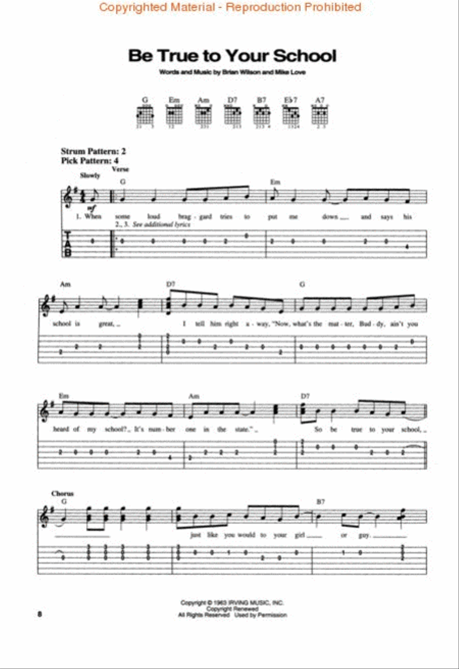 Best Of The Beach Boys - Easy Guitar Acoustic Guitar scores gallery preview page 3