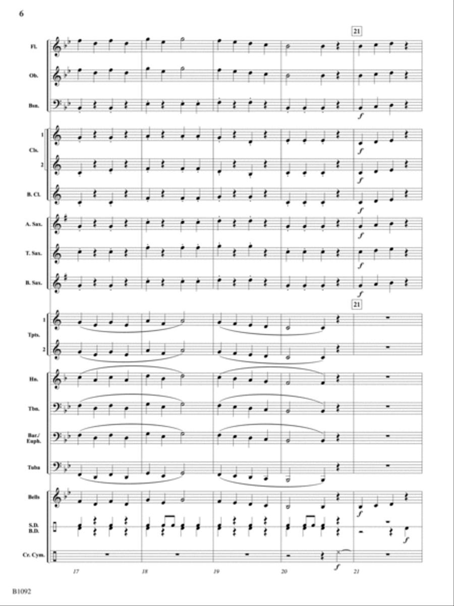 Dragonfly: Score Concert Band scores gallery preview page 6