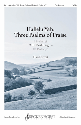 Book cover for Hallelu Yah: Three Psalms of Praise II. Psalm 147