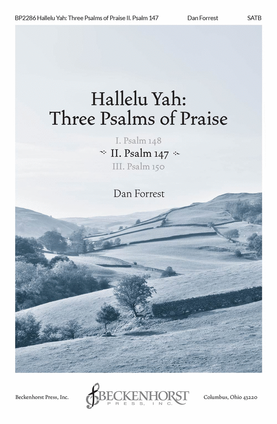 Book cover for Hallelu Yah: Three Psalms of Praise II. Psalm 147