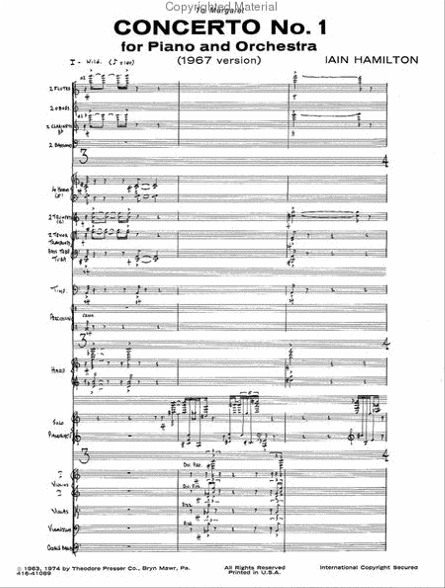 Piano Concerto No. 1 Orchestra scores gallery preview page 2