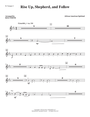 Rise Up, Shepherd, And Follow (arr. Kile Smith) - Bb Trumpet 2