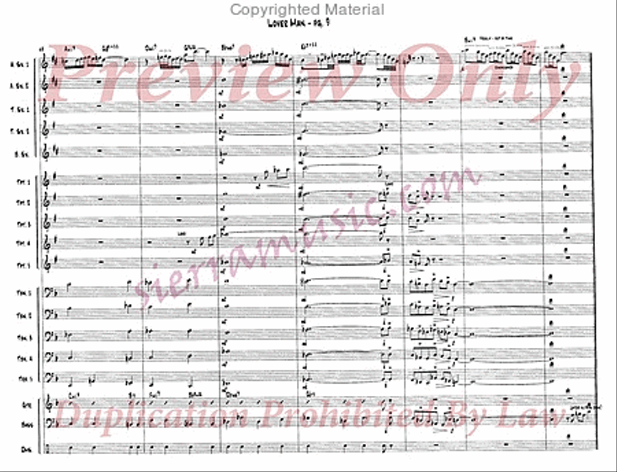 Lover Man Lover Man Jazz Ensemble scores gallery preview page 10