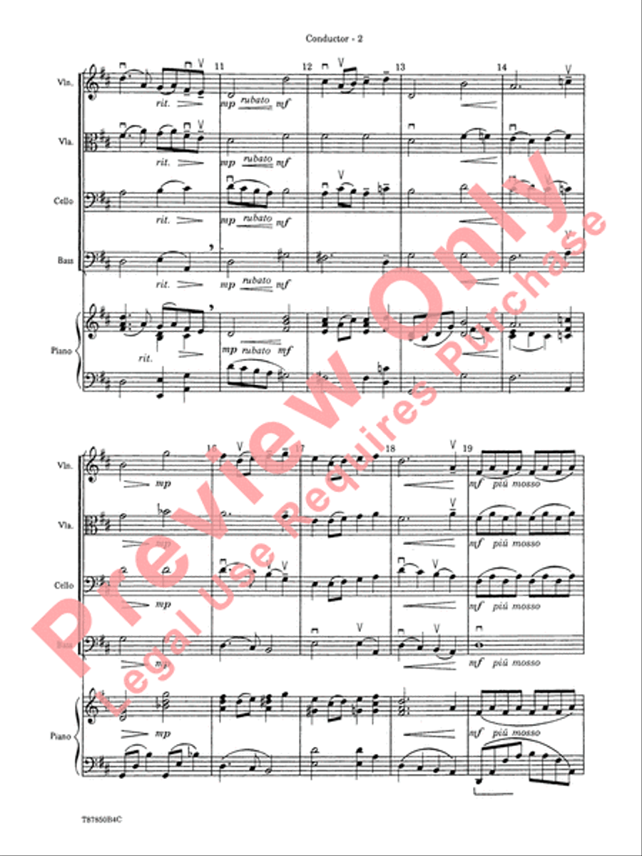 Over the Rainbow String Orchestra scores gallery preview page 5