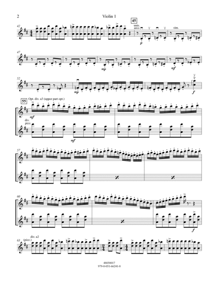 Troika (from "Lieutenant Kije") - Violin 1