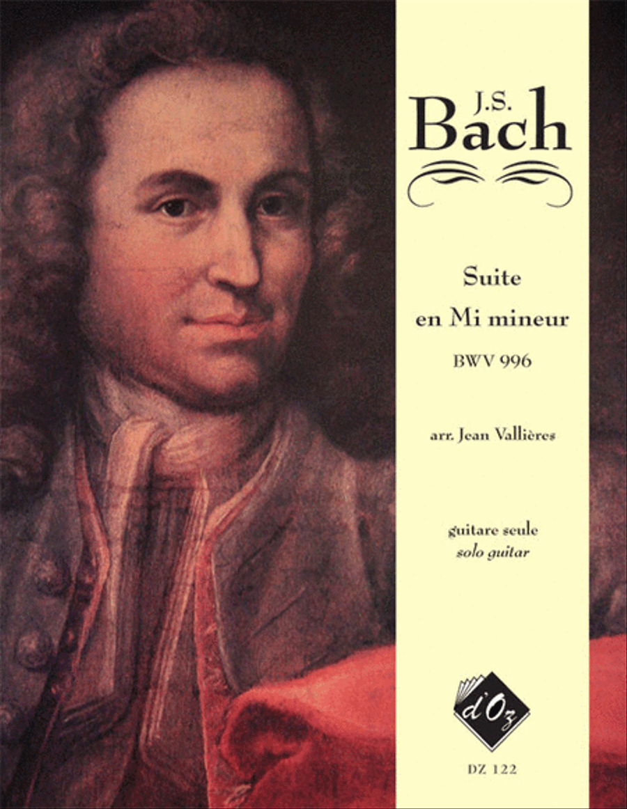 Suite en Mi mineur, BWV 996