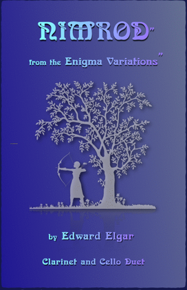 Book cover for Nimrod, from the Enigma Variations by Elgar, Clarinet and Cello Duet