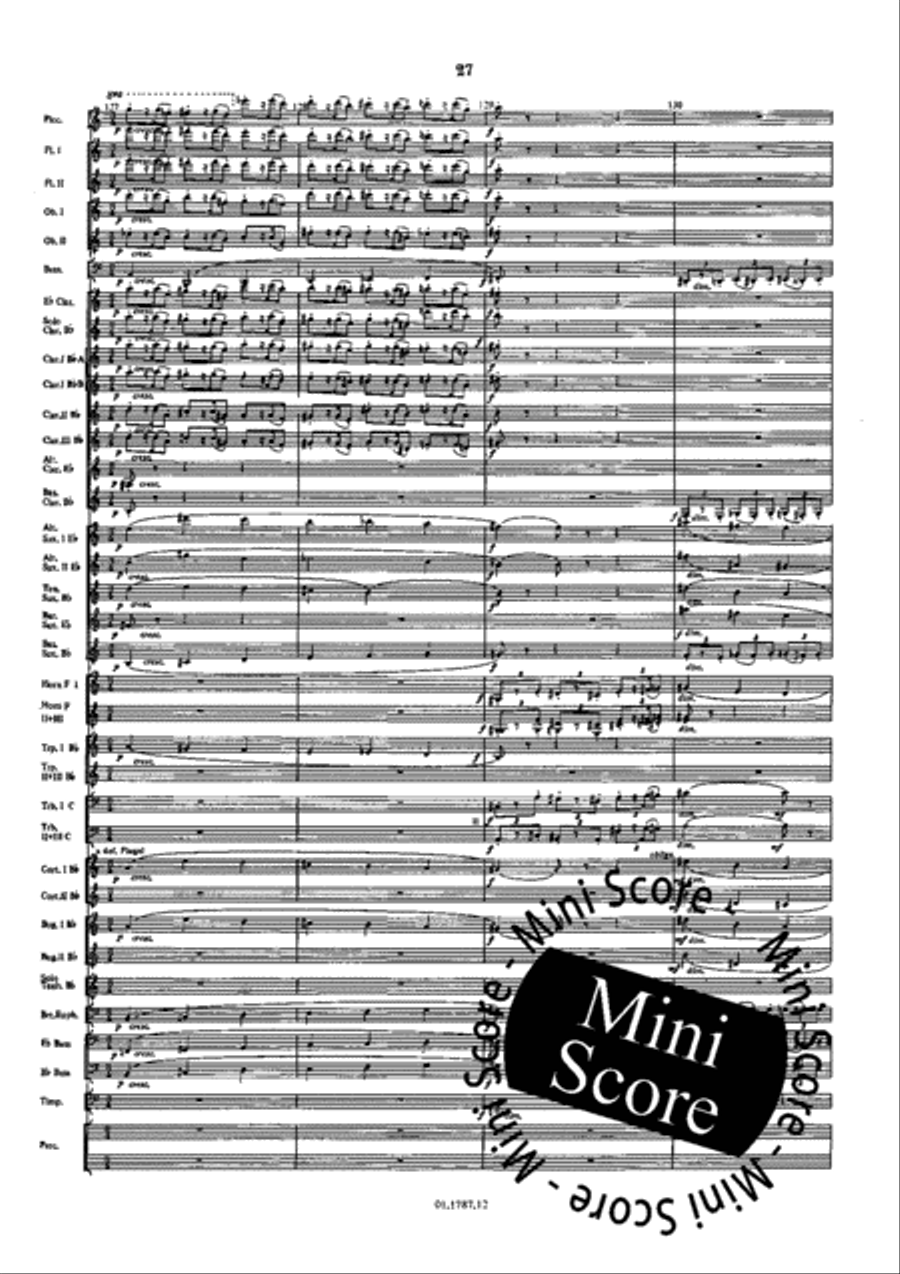Symphonie de l'Eau Concert Band scores gallery preview page 31