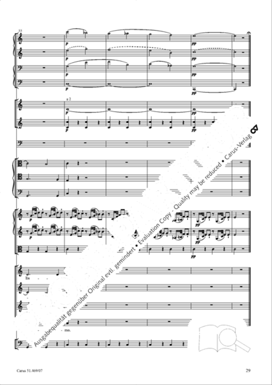 Davide penitente 4-Part scores gallery preview page 42