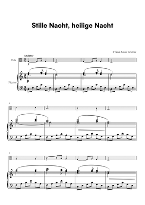 Franz Xaver Gruber - Stille Nacht, heilige Nacht (for Viola and Piano)