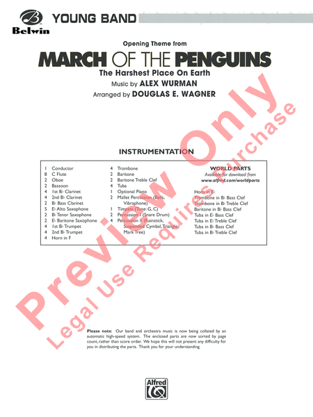 March of the Penguins, Opening Theme from The Harshest Place on Earth