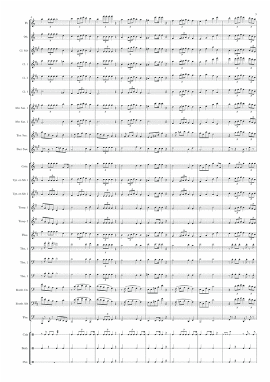 Ntra. Sra. De la Palma Coronada Concert Band scores gallery preview page 3