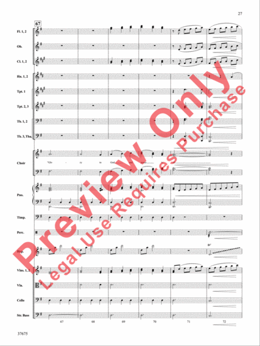 Festival of Carols Choir scores gallery preview page 28