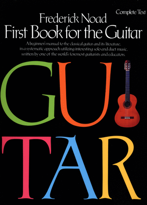 Book cover for First Book for the Guitar – Complete