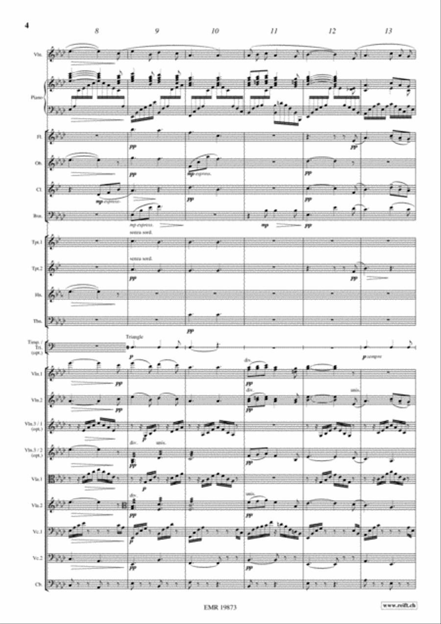 O mio babbino caro Orchestra scores gallery preview page 4