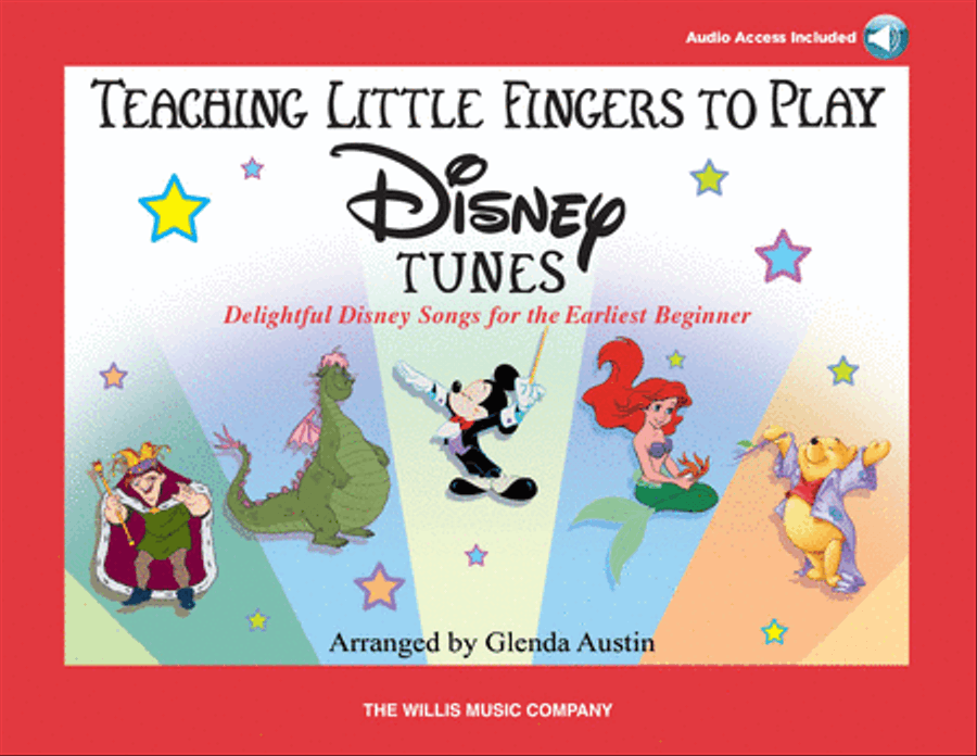 Teaching Little Fingers to Play Disney Tunes (Bk/Audio) by Various Piano Method - Sheet Music