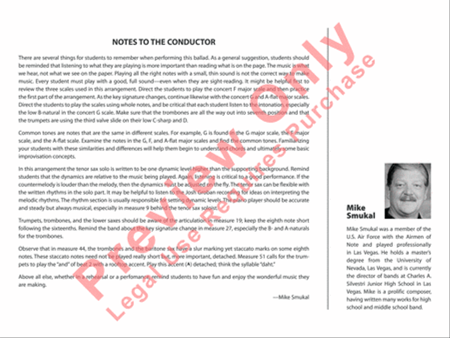 You Raise Me Up You Raise Me Up Jazz Ensemble scores gallery preview page 3