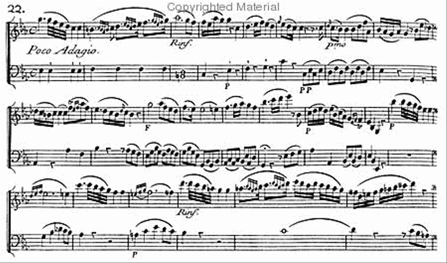 Second book of sonatas for the violin (with continuo bass) Opus IV Violin scores gallery preview page 3